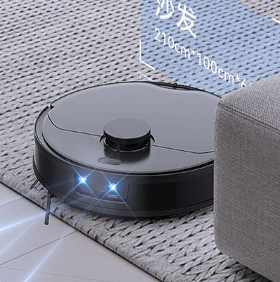 Bis zu 180 Minuten Akkulaufzeit Roboter Staubsauger mit Anti-Drop-Technologie