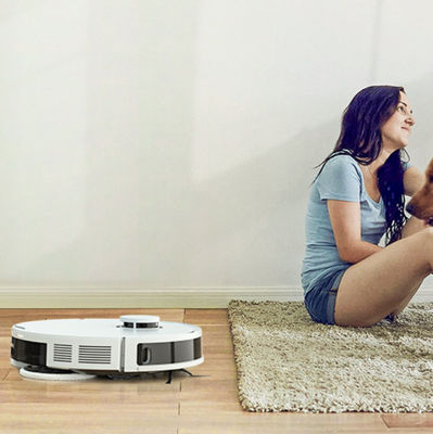 Bequeme Reinigungsroboter Staubsauger mit Batterie und Randreinigungsmodus