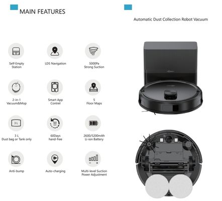 Roboter Staubsauger mit Spin-Mop