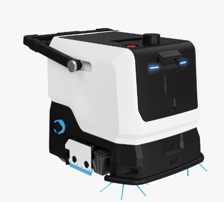 Handelsroboter-Bodenreiniger mit Abflusswasser der Basisstation