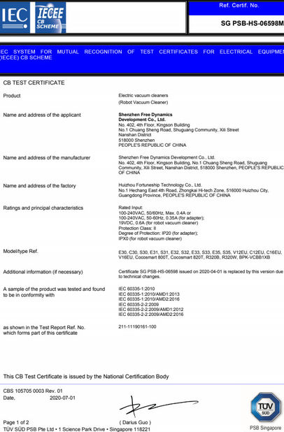 China Shenzhen Globabot Facotry zertifizierungen